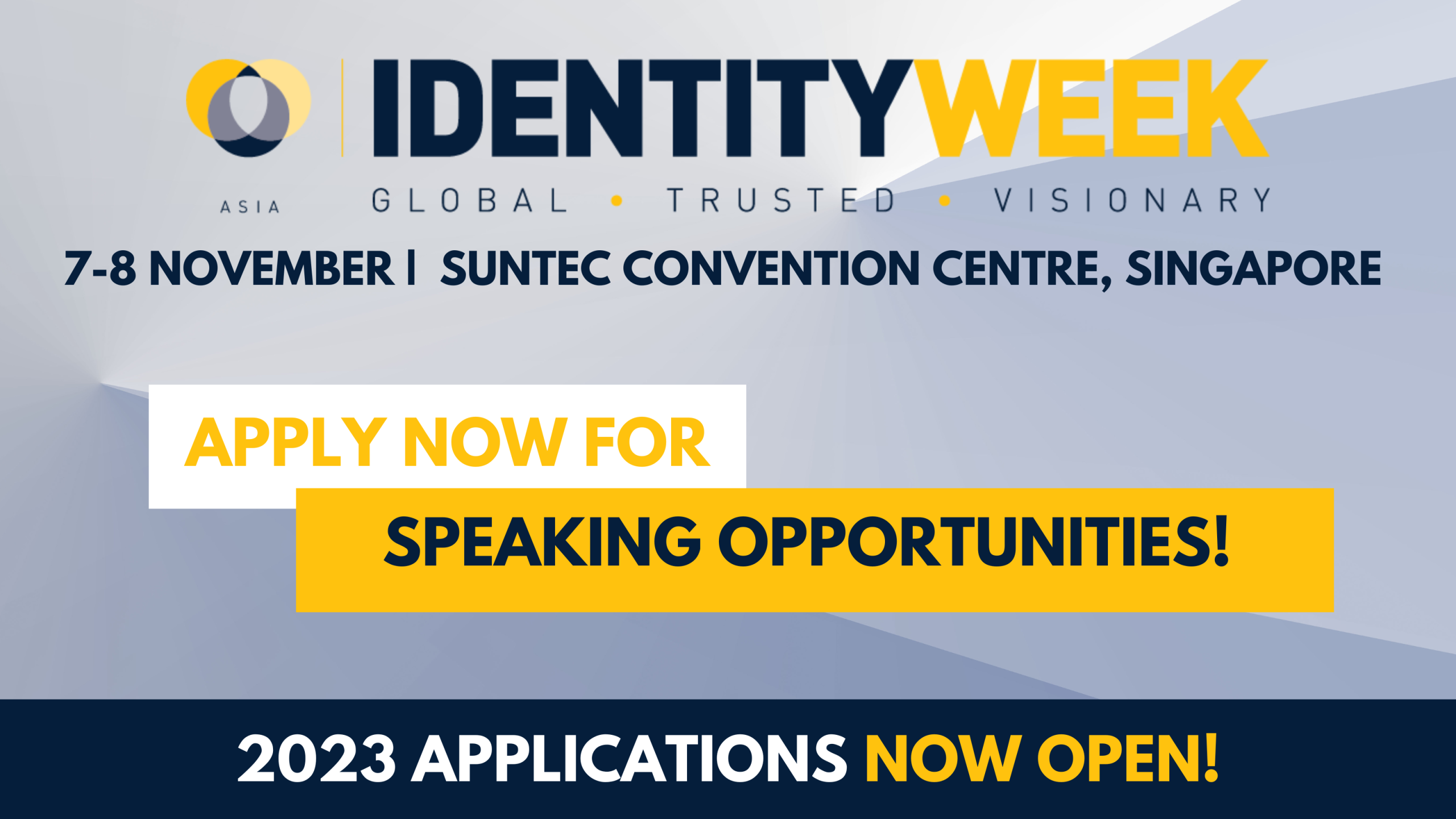 Call for speakers at Identity Week Asia 2023! 🎤