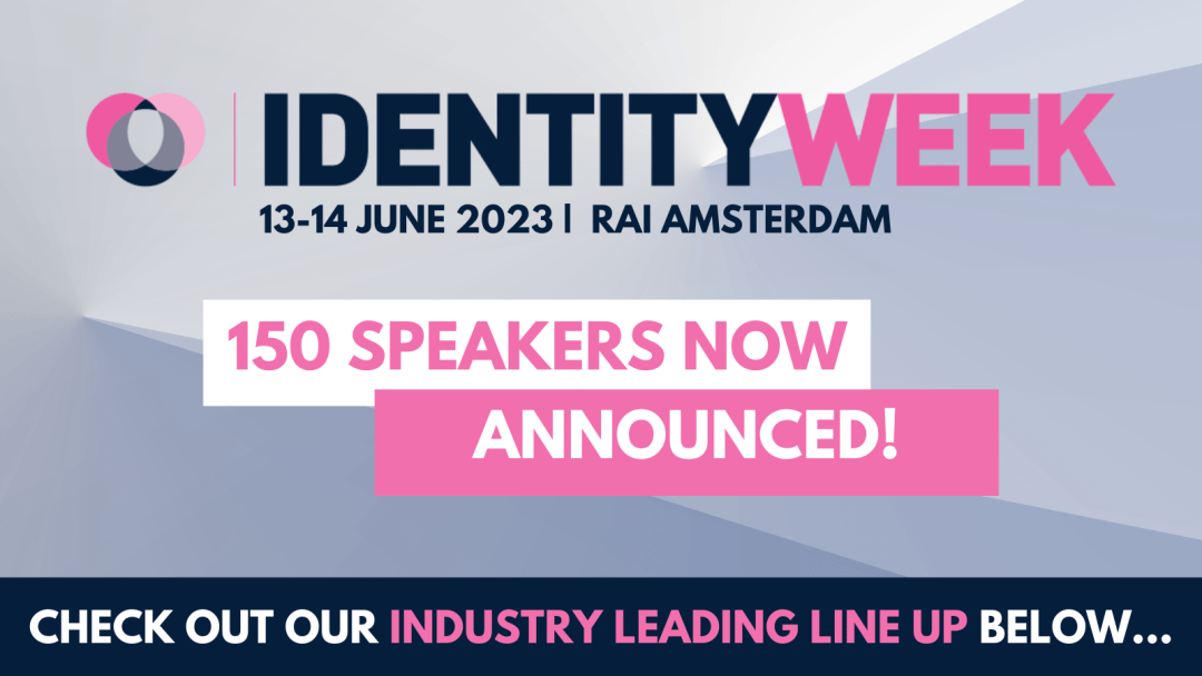 150 speaker announcement 🎤 Identity Week Europe 2023!
