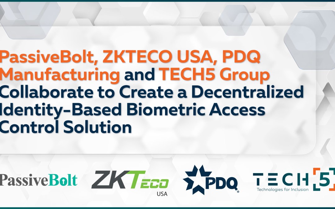 TECH5 Group form large partnership to create a decentralised identity-based biometric access control solution