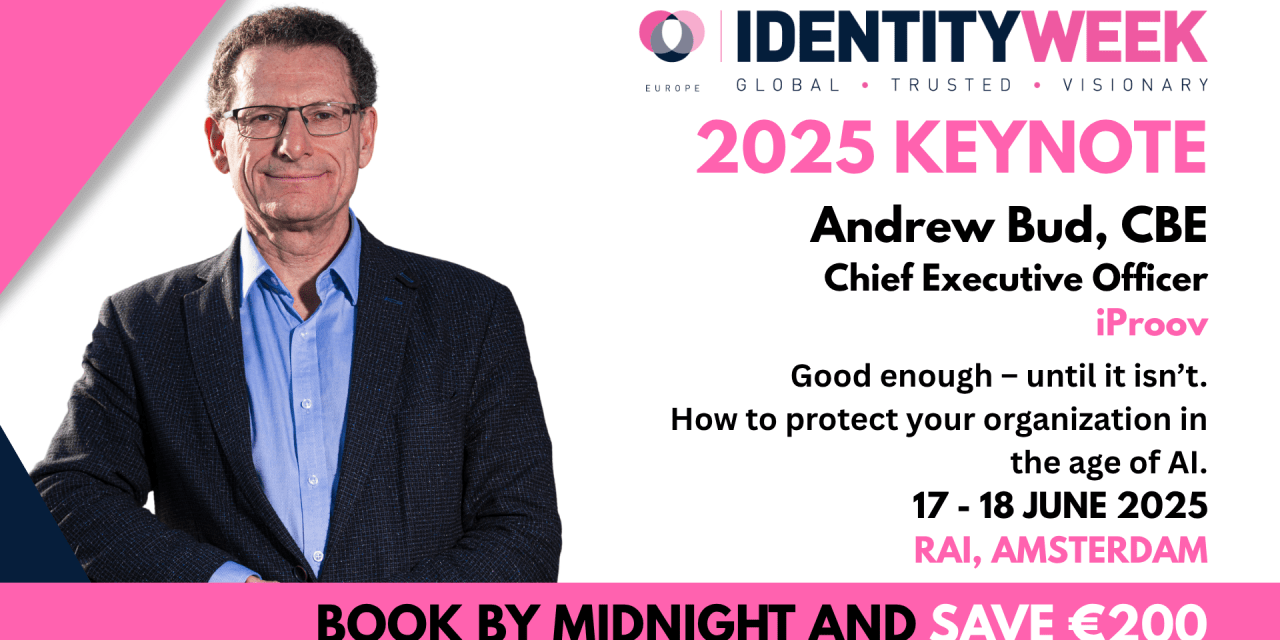 Meet iProov at Identity Week Europe on 17-18 June!