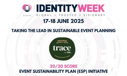 Identity Week Europe achieves perfect sustainability score