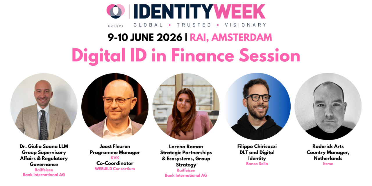 Digital ID in Finance: Join the early-bird ticket holders now for #IdentityWeekEurope2026